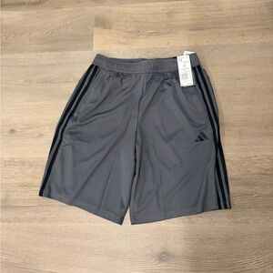 adidas Men's Dark Gray Athletic Shorts